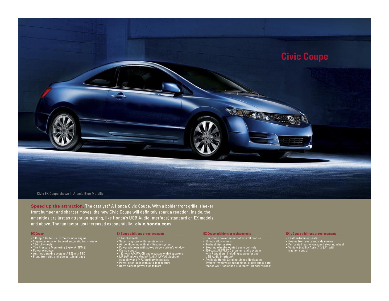 2009 Honda Brochure Page 7